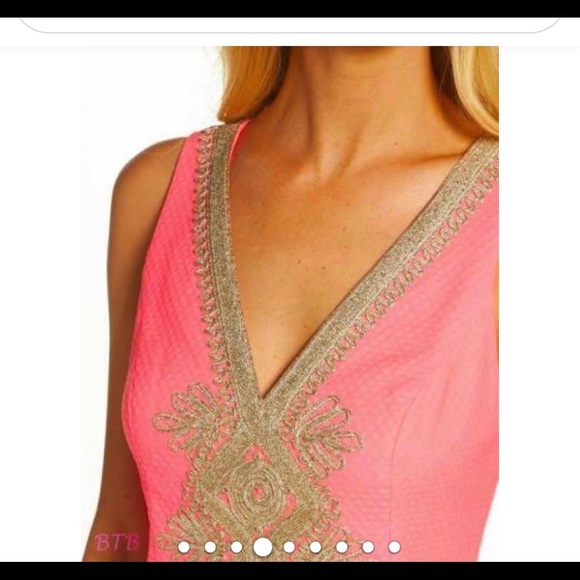 Lilly Pulitzer Junie Shift Dress 👗 In Coral Reef SZ 2 NWT - Picture 3 of 15